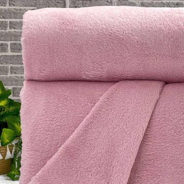 Imagem de Cobertor Manta Casal Colors Lisa 180x200 Rosa