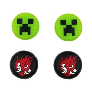 Imagem de Capas De Borracha De Silicone Para Joystick Analógico Para Switch 2 Jo