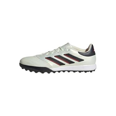 Imagem de adidas Tênis de futebol Pure Ll TF IE4986, Núcleo marfim preto vermelho solar, 8.5 Women/7.5 Men