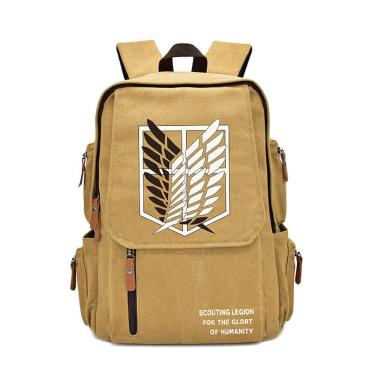 Imagem de Mochila Attack on Titans Levis Ackermans Cartoon Kids