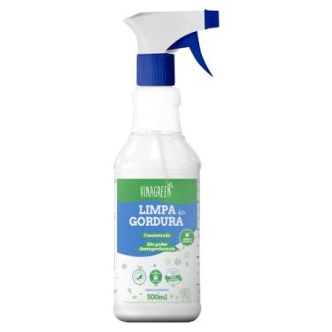 Imagem de Limpa Gordura Vinagreen Concentrado Desengordurante 500ml Limpeza Pesa