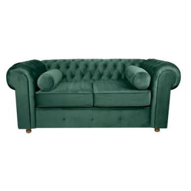 Imagem de Sofá 2 Lugares Chesterfield - Mvel 5, Verde New Velu 025