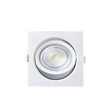 Imagem de Kit 4 Spot Embutir Taschibra 10w Quadrado Par30 6500k/3000K, Branco, 6