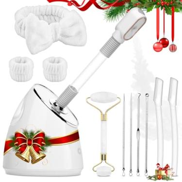 Imagem de Pjordo Kit De Vaporizador Facial Spa, Vaporizador Facial Nano Iônico Para Limpeza Profunda E Desobstrução Dos Poros, Vaporizador Umidificador De Névoa Quente Para Sauna Facial E Spa, Presentes De A