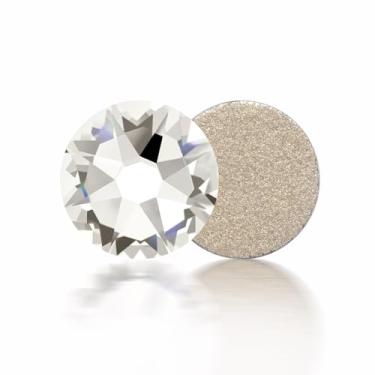 Imagem de Meibite Strass plano transparente de 16 facetas, strass de vidro para arte e artesanato em unhas, fixação de cola, pedras preciosas de cristal soltas (cristal, SS6, 1440 peças, 1,9-2,0 mm)