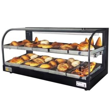 Imagem de GD10 - Estufa Gama para salgados 10 bandejas Dupla Preta - 220V - Omeg