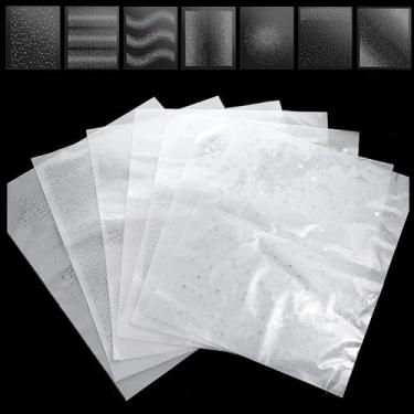 Imagem de 7 peças de folhas de strass Hotfix com glitter, ferro em strass, transferências para roupas, prensa térmica, ferro em diamantes, 2 mm, 3 mm, decalques redondos planos de cristal, transferências de