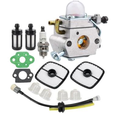 Imagem de Hippotech Carburador PB-2100 compatível com Echo PB2100 PB-2155 PB 2100 soprador de energia compatível com soprador de folhas portátil Zama C1U-K42 C1U-K42A substitui 13031054130 kit de linha de