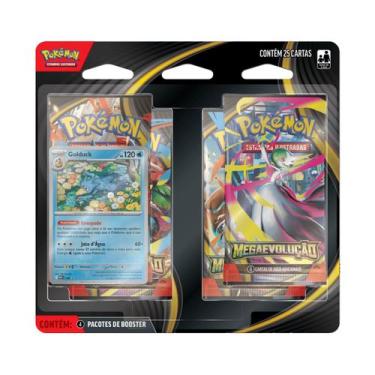 Imagem de Blister Quadruplo Pokémon Mega Evolução Golduck