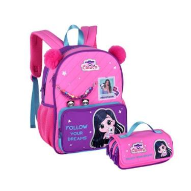 Imagem de Kit Escolar Luluca Mochila de Costas e Estojo Triplo LU27417J - Clio S