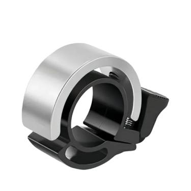 Imagem de Sino de bicicleta clássico giratório, buzina de segurança para adultos, crianças, mulheres, universal, ciclismo, buzina de aviso, acessório de equipamento(Silver-single 22-1pc)