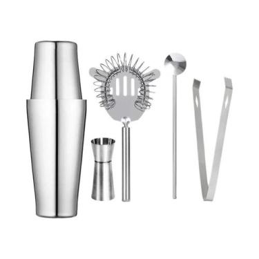 Imagem de Conjunto De Coqueteleira Boston Em Aço Inoxidável Profissional Para Ba