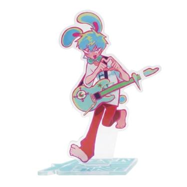 Imagem de YJacuing Alien Stage Rabbit Series Boneco de acrílico com suporte, anime oficialmente licenciado, decoração de mesa ALNST com cartão colecionável bônus (Till)