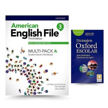 Imagem de Kit: American English File 3 - Student Book - Workbook Multi-Pack a Wi
