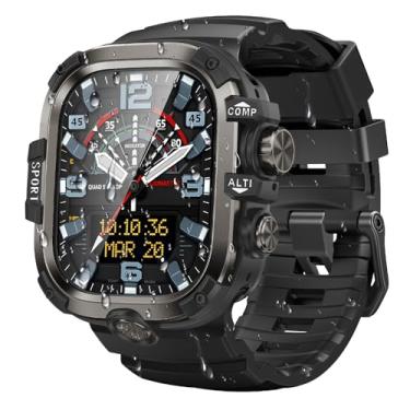 Imagem de Goton Capa robusta e kit de pulseira com protetor de tela para Apple Watch de 46 mm, compatível com Apple Watch série 11/10, metal à prova de choque de corpo inteiro + capa de amortecedor de PC com