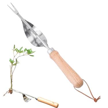 Imagem de Ferramenta De Capina Manual | Removedor de Ervas Daninhas Manual com Cabo em,Ferramenta Arrancadora De Ervas Tipo Y | Para Relvado Quintal Quinta Canteiro De Flores Vaso Estufa Pomar Jardim
