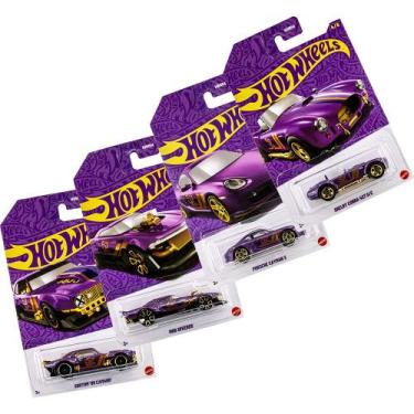Imagem de Kit 4 Hot Wheels Pérola E Cromo Aniversário 57 Anos Hdh54, Metal