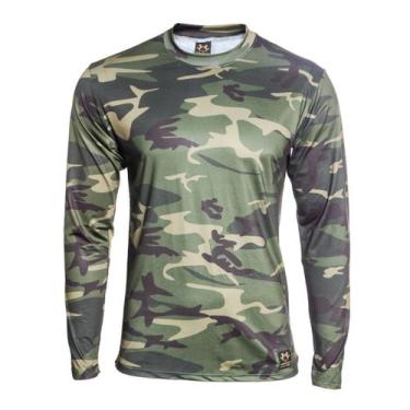 Imagem de Camisa Caça Caçador Camuflada Proteção Uv 50 Masculina - TN Terra Nati