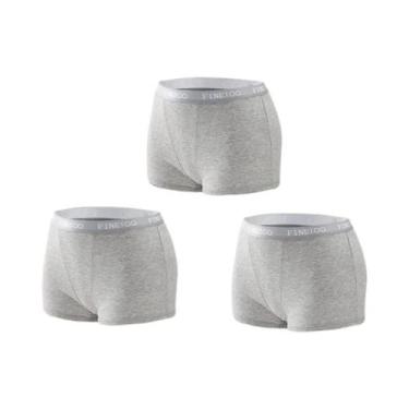 Imagem de Calcinhas Esportivas Femininas De Algodão Sem Costura 3 Peças Cores Só