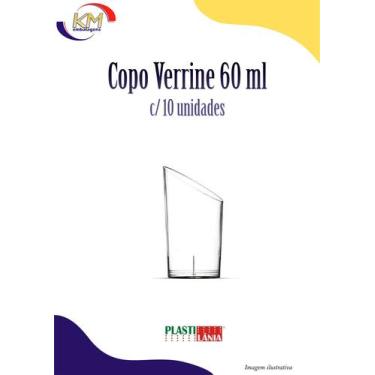 Imagem de Copo PIC 061 Verrine 60 ml c/10 unid. - Plastilânia - sobremesas, doce