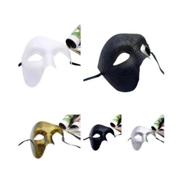 Imagem de Máscara De Fantasia De Halloween Para Adultos, Máscara De Meio Rosto P