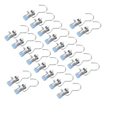 Imagem de 20 peças de clipes multifuncionais de aço inoxidável – ganchos portáteis para pendurar na lavanderia e armazenamento no armário, compatíveis com botas, meias, calças, chapéus, bolsas, toalhas, sutiãs