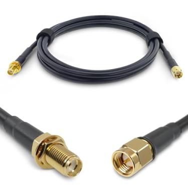 Imagem de Proxicast Cabo coaxial de baixa perda série 195 SMA macho para SMA fêmea de 1,8 m (50 Ohm) - extensor de cabo de antena para 4G LTE, modems 5G/roteadores, amador, ADS-B e GPS (não para TV ou WiFi)