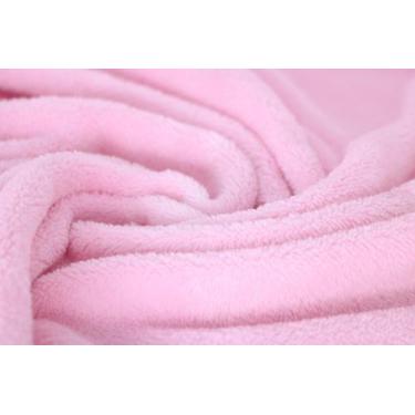 Imagem de Cobertor manta microfibra casal rosa claro 180 x 220 cm - rosa claro -