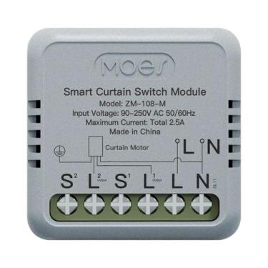 Imagem de Interruptor Inteligente WiFi Zigbee Série Star Ring 1/2 Gang Controle 