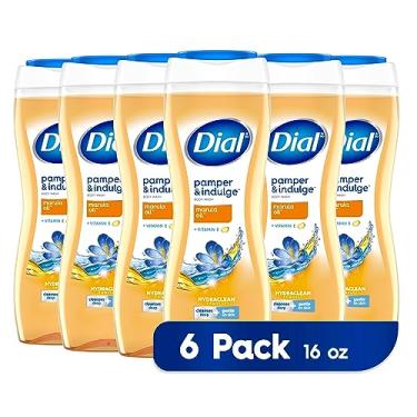 Imagem de Dial Sabonete Líquido Corporal, Mime e Delicie Óleo de Marula, 473 ml (pacote com 6)