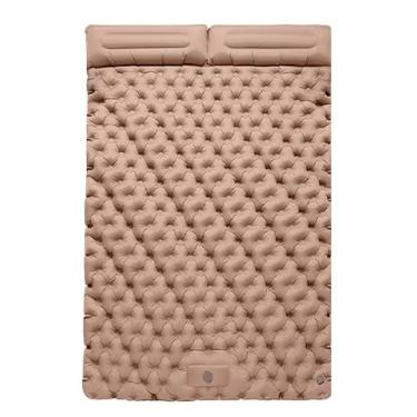 Imagem de Colchão Inflável Automático De Casal Sleeping Pad Ar Externo Portátil De Acampamento 200 * 120 * 5 Cm Com Travesseiro(KAKH Casal)
