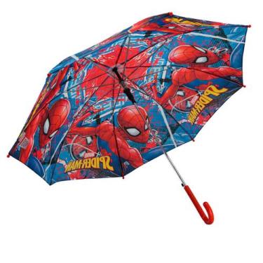 Imagem de Guarda Chuva Automático Infantil Homem Aranha Spiderman Spider-Man Mar
