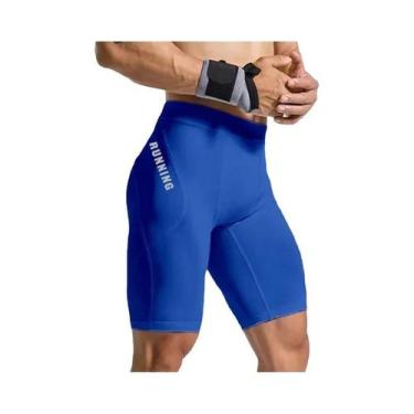 Imagem de Shorts De Compressão Para Musculação Masculina, Leggings Elásticas Par