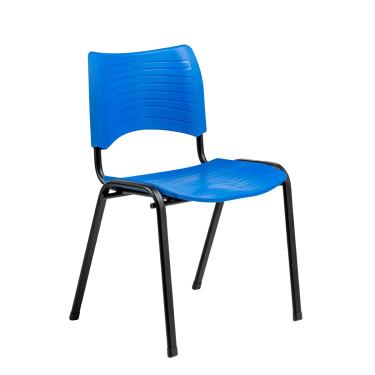 Imagem de Cadeira Fit com Assento e Encosto em Polipropileno Azul Roal