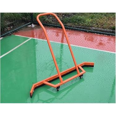 Imagem de Rodo profissional de quadra de tênis - Empurrador de água de alumínio de 1,5 m para uso externo - Ideal para pátios, garagens e piscinas - Limpador eficiente de varredura de chuva (verde)