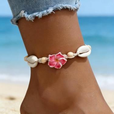 Imagem de Tornozeleira feminina moderna, um design versátil que ajuda a fazer uma declaração de estilo confiante e coesa através do uso de elegância discreta no tornozelo