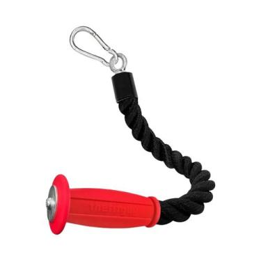 Imagem de Corda Ergonômica Antiderrapante Para Tríceps Com Acessório De Cabo Par