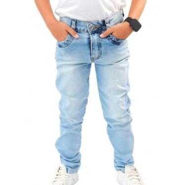 Imagem de Calça Jeans Infantil Masculina Para Menino Kids - EWG MODA INFANTIL, J