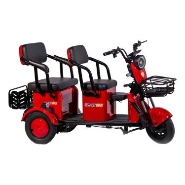 Imagem de  Triciclo Elétrico De Carga Ou 2 Pessoas 800w Com Bagageiro