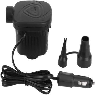 Imagem de Bomba De Ar Eletrica Para Carro 12v Inflador Desinflador 50w Automatico Camping Colchao Boias Barco Inflaveis
