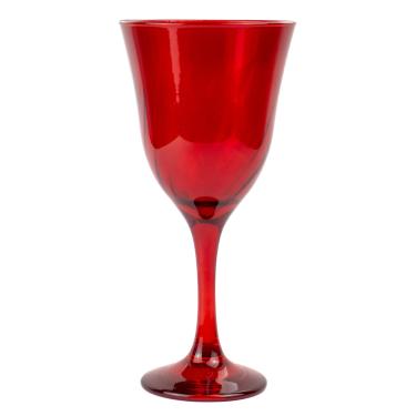 Imagem de Taça Vinho Lirio Cor Vermelha Super Luxo 330 ml  - Vidro