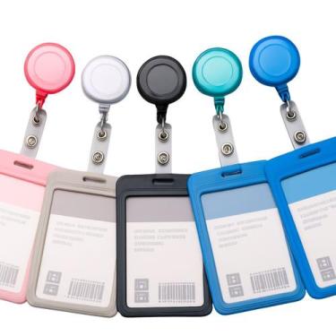 Imagem de Porta Cartão Identidade Crachá Estudante Trabalho Sortido - Dexin