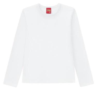 Imagem de Blusa Infantil Menina Basica Manga Longa Kyly em Cotton Tamanho:16Cor: