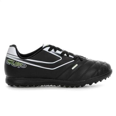 Imagem de Chuteira Topper Society Cup VIII Preto e Branco - Masculino, 43, Preto