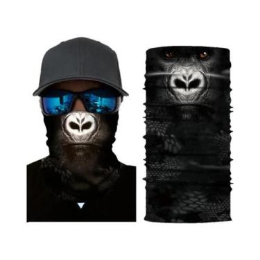 Imagem de Bandana Mágica Sem Costura Monkey Shark, Protetor De Pescoço, Tubo Pro