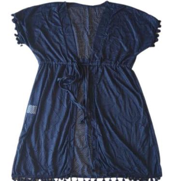 Imagem de Saída De Praia Aberta Infantil Vestido Moda Praia Tendência - STAR GOL