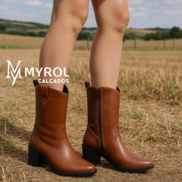 Imagem de Bota Feminina Western Country Texana Lisa Rodeio - Myrol Outlet, 39