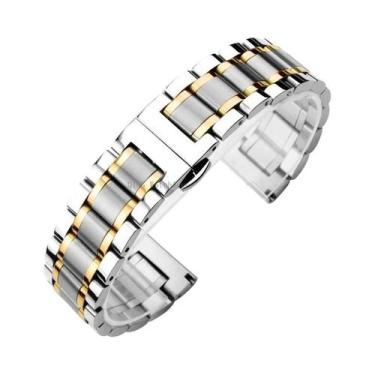 Imagem de Pulseira De Relógio De Aço Inoxidável, Pulseira Universal Com Extremid