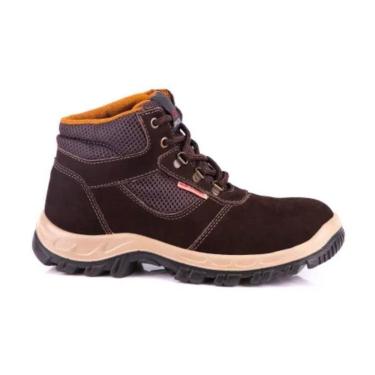 Imagem de BOTA BRACOL 4018DENN4400LL COURO NOBUCK MARROM C.A 40872 + PALMILHA ANATÔMICA-Masculino