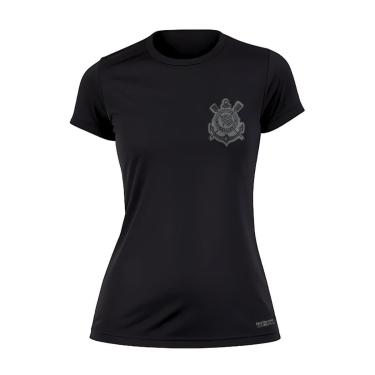 Imagem de Camiseta Feminina Corinthians Dry All Black 26-Feminino